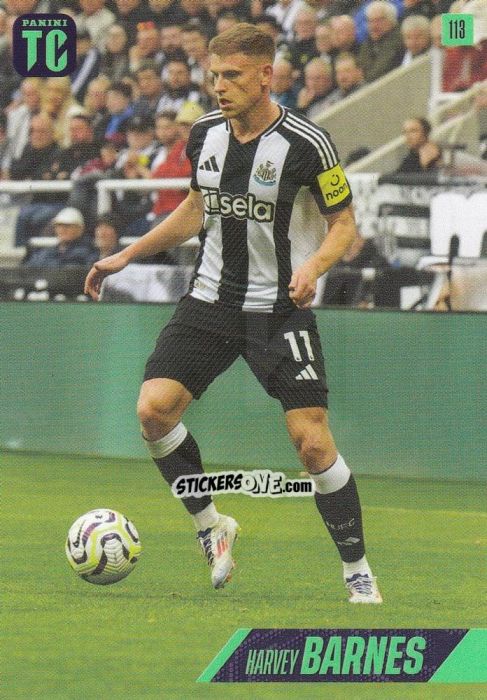 Sticker Harvey Barnes - Premier League Top Class 2025
 n. 113 - Panini