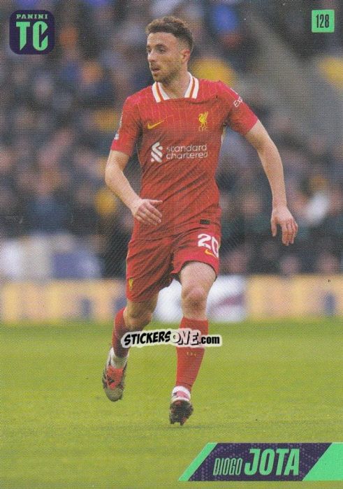 Cromo Diogo Jota - Premier League Top Class 2025
 n. 128 - Panini