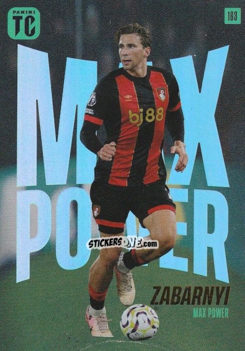 Figurina Ilya Zabarnyi - Premier League Top Class 2025
 n. 163 - Panini
