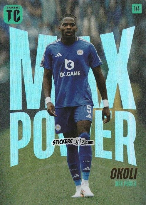 Cromo Caleb Okoli - Premier League Top Class 2025
 n. 174 - Panini