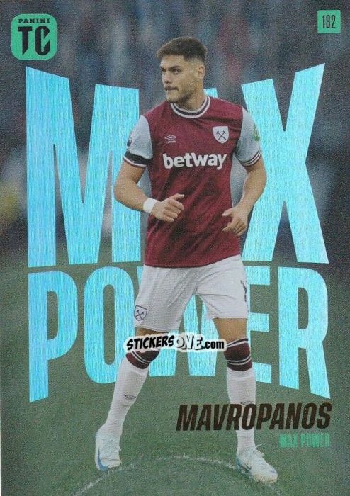 Sticker Konstantinos Mavropanos - Premier League Top Class 2025
 n. 182 - Panini