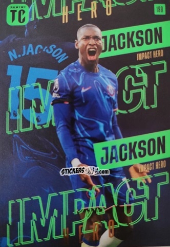 Figurina Nicolas Jackson - Premier League Top Class 2025
 n. 199 - Panini