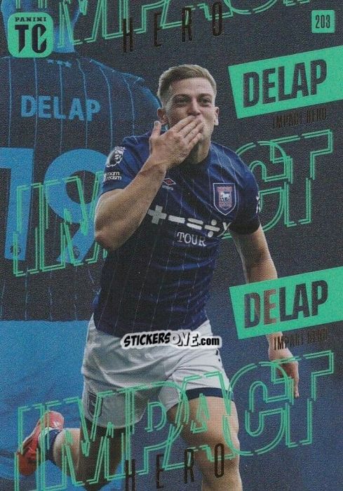 Cromo Liam Delap - Premier League Top Class 2025
 n. 203 - Panini