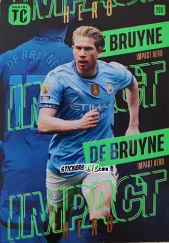 Cromo Kevin De Bruyne - Premier League Top Class 2025
 n. 206 - Panini