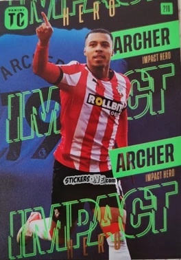 Sticker Cameron Archer - Premier League Top Class 2025
 n. 210 - Panini