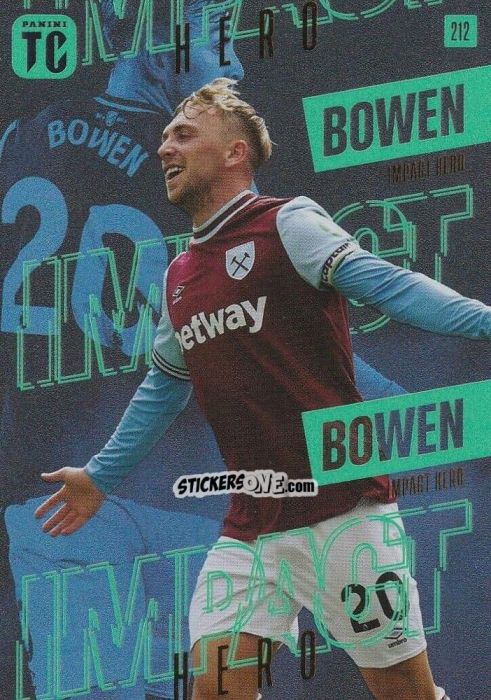 Figurina Jarrod Bowen - Premier League Top Class 2025
 n. 212 - Panini
