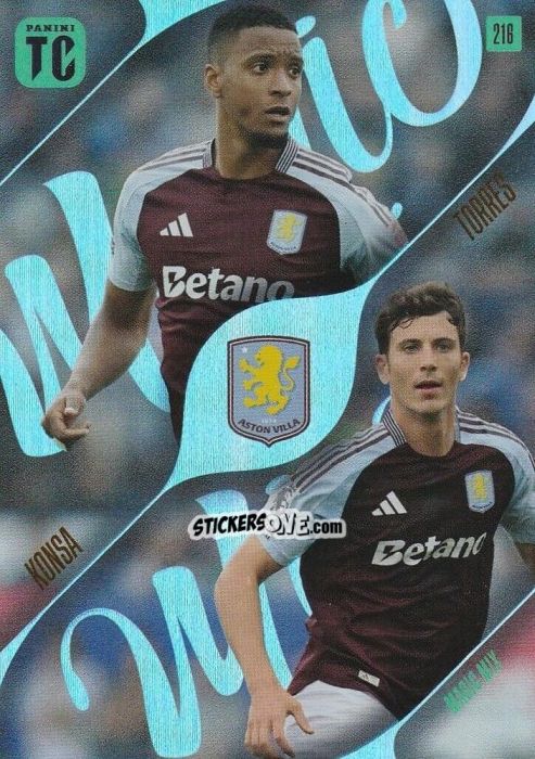 Sticker Ezri Konsa / Pau Torres - Premier League Top Class 2025
 n. 216 - Panini