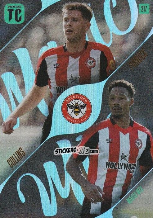 Sticker Nathan Collins / Ethan Pinnock - Premier League Top Class 2025
 n. 217 - Panini
