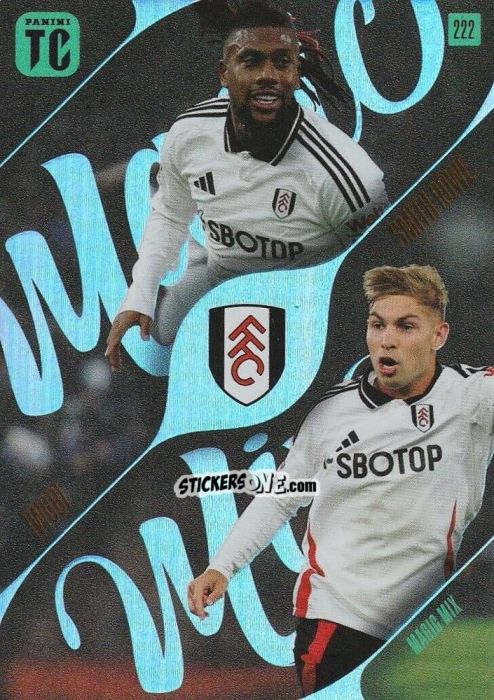 Sticker Alex Iwobi / Emile Smith-Rowe - Premier League Top Class 2025
 n. 222 - Panini