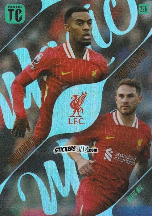 Figurina Ryan Gravenberch / Alexis Mac Allister - Premier League Top Class 2025
 n. 225 - Panini