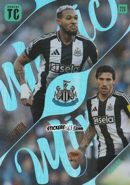 Sticker Joelinton / Sandro Tonali - Premier League Top Class 2025
 n. 228 - Panini