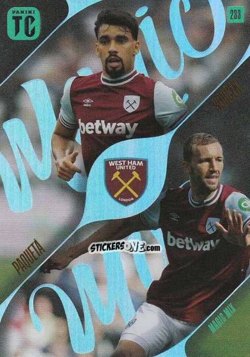 Sticker Lucas Paquetá / Tomáš Souček - Premier League Top Class 2025
 n. 233 - Panini