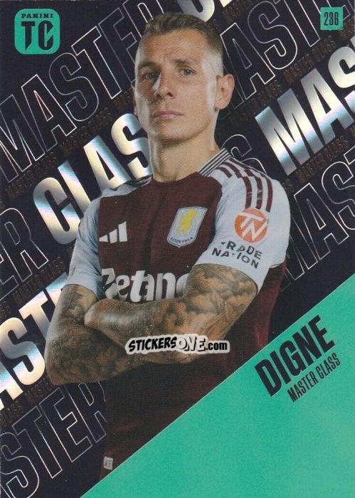 Cromo Lucas Digne - Premier League Top Class 2025
 n. 236 - Panini