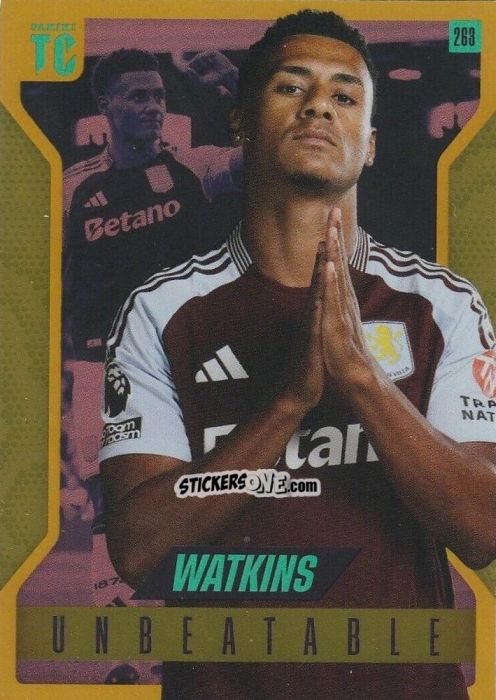 Cromo Ollie Watkins - Premier League Top Class 2025
 n. 263g - Panini