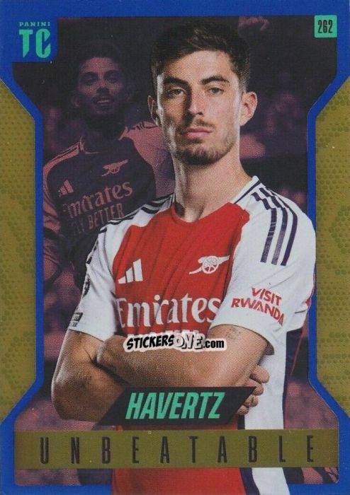 Figurina Kai Havertz - Premier League Top Class 2025
 n. 262b - Panini