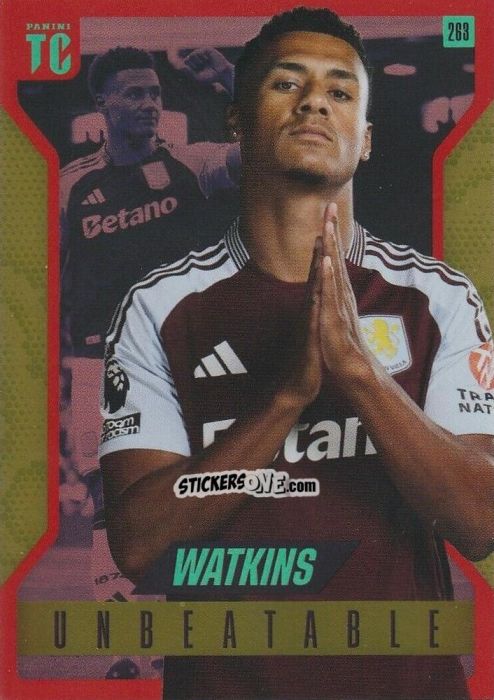 Cromo Ollie Watkins - Premier League Top Class 2025
 n. 263r - Panini