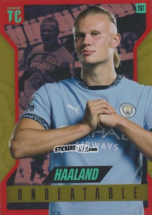 Cromo Erling Haaland - Premier League Top Class 2025
 n. 267r - Panini