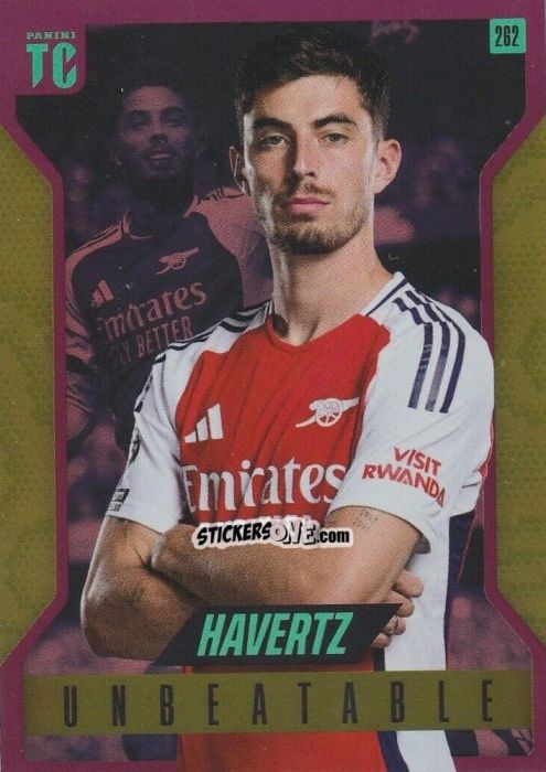 Figurina Kai Havertz - Premier League Top Class 2025
 n. 262p - Panini