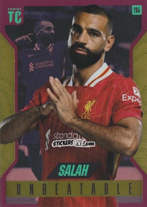 Cromo Mohamed Salah - Premier League Top Class 2025
 n. 265p - Panini
