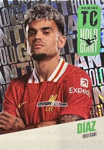 Cromo Luis Díaz - Premier League Top Class 2025
 n. HG17 - Panini