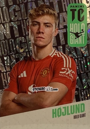 Figurina Rasmus Højlund - Premier League Top Class 2025
 n. HG22 - Panini