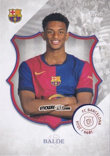 Sticker Alejandro Balde - FC Barcelona 125th Anniversary
 n. 2 - Topps