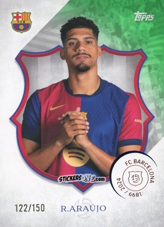 Cromo Ronald Araújo - FC Barcelona 125th Anniversary
 n. 3 - Topps