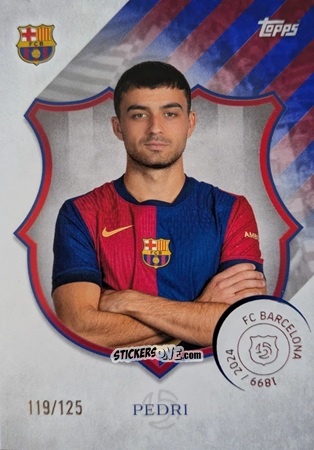 Sticker Pedri - FC Barcelona 125th Anniversary
 n. 9 - Topps