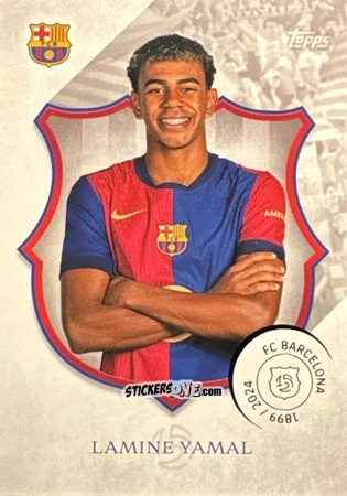 Figurina Lamine Yamal - FC Barcelona 125th Anniversary
 n. 16 - Topps