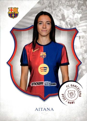Sticker Aitana Bonmatí - FC Barcelona 125th Anniversary
 n. 20 - Topps