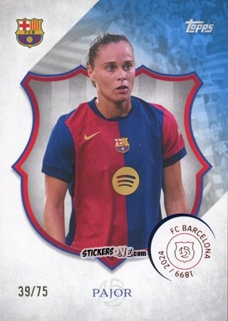 Sticker Ewa Pajor - FC Barcelona 125th Anniversary
 n. 23 - Topps