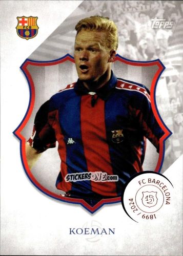 Cromo Ronald Koeman - FC Barcelona 125th Anniversary
 n. 25 - Topps