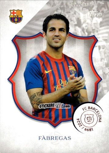 Cromo Cesc Fàbregas - FC Barcelona 125th Anniversary
 n. 30 - Topps