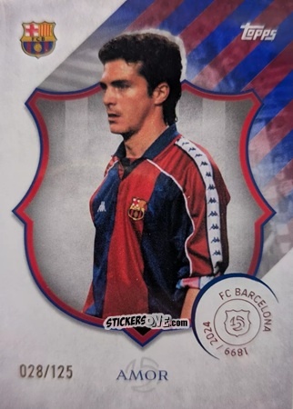 Figurina Guillermo Amor - FC Barcelona 125th Anniversary
 n. 34 - Topps