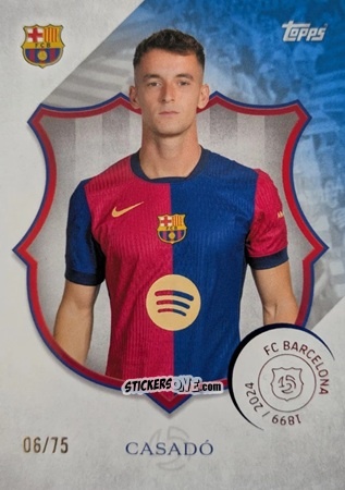 Cromo Marc Casadó - FC Barcelona 125th Anniversary
 n. 38 - Topps