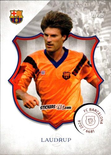 Figurina Michael Laudrup - FC Barcelona 125th Anniversary
 n. 39 - Topps