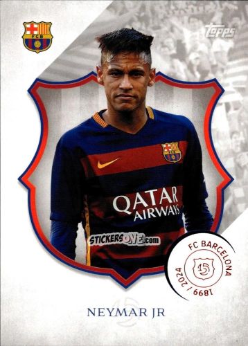 Figurina Neymar Jr - FC Barcelona 125th Anniversary
 n. 44 - Topps