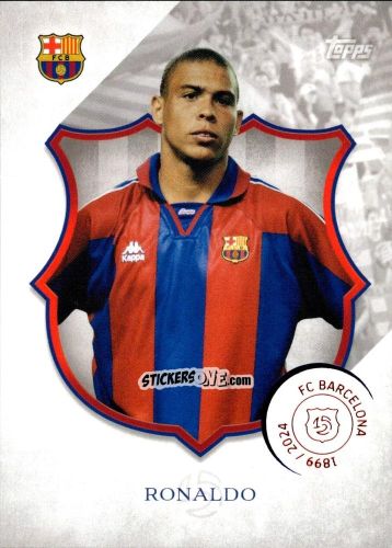 Figurina Ronaldo Luis Nazário - FC Barcelona 125th Anniversary
 n. 50 - Topps