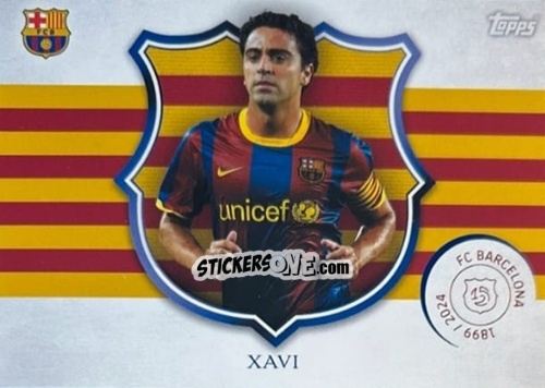Sticker Xavi - FC Barcelona 125th Anniversary
 n. CA-1 - Topps