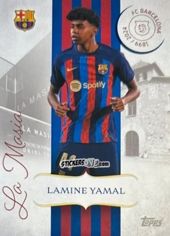 Figurina Lamine Yamal - FC Barcelona 125th Anniversary
 n. LM-3 - Topps