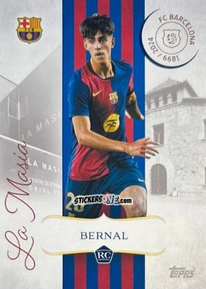 Cromo Marc Bernal - FC Barcelona 125th Anniversary
 n. LM-7 - Topps
