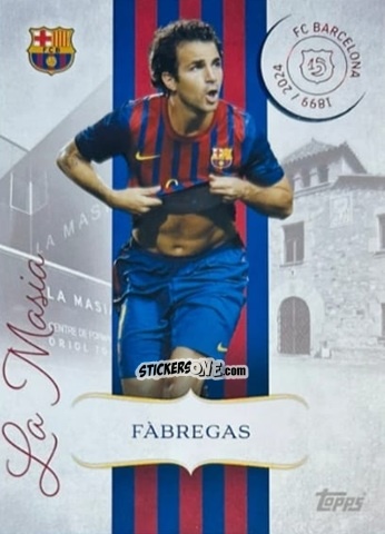 Cromo Cesc Fàbregas - FC Barcelona 125th Anniversary
 n. LM-8 - Topps
