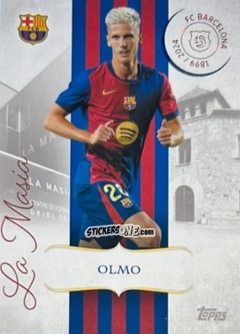 Cromo Dani Olmo - FC Barcelona 125th Anniversary
 n. LM-9 - Topps