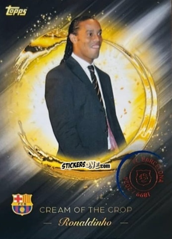 Cromo Ronaldinho - FC Barcelona 125th Anniversary
 n. CR-3 - Topps