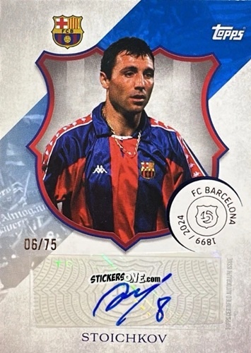 Figurina Hristo Stoichkov - FC Barcelona 125th Anniversary
 n. LA-HS - Topps
