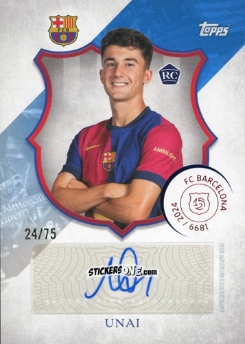 Sticker Unai Hernández - FC Barcelona 125th Anniversary
 n. LA-UH - Topps