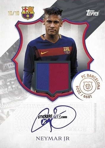 Figurina Neymar Jr - FC Barcelona 125th Anniversary
 n. LL-NJ - Topps