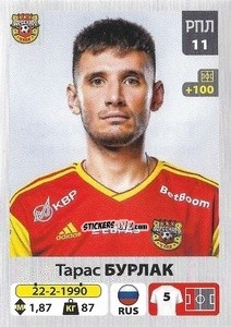 Cromo Тарас Бурлак - Russian Premier League 2020-2021 n. 179 - Panini