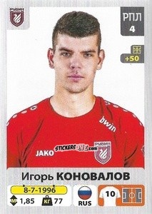 Sticker Игорь Коновалов - Russian Premier League 2020-2021 n. 226 - Panini