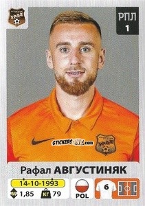 Sticker Рафал Августиняк / Rafał Augustyniak - Russian Premier League 2020-2021 n. 245 - Panini